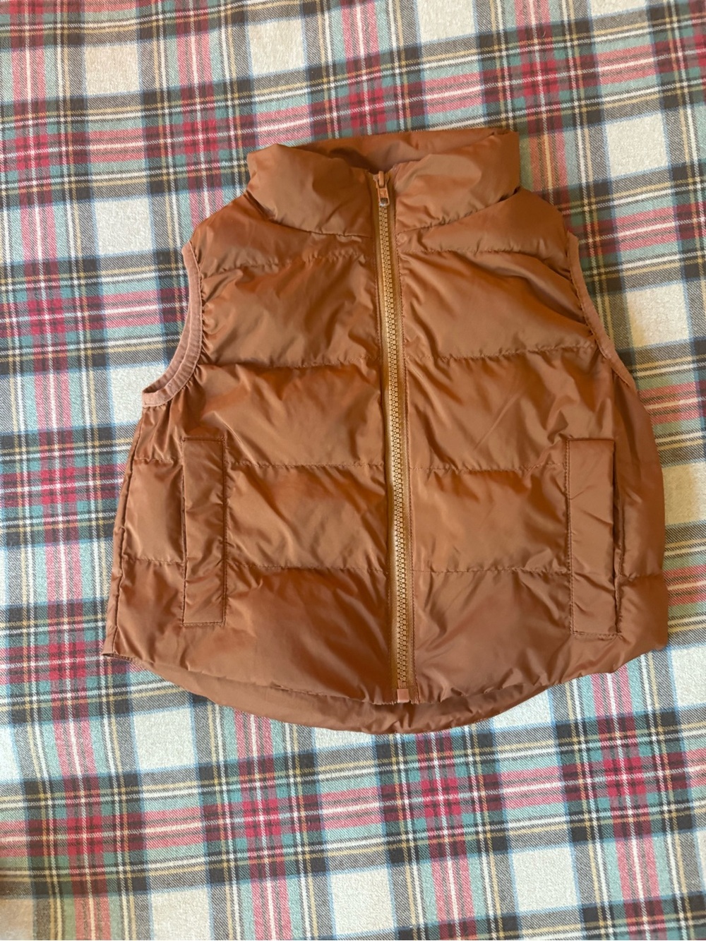 Kids Brown Puffer Vest - Baby Sprouts